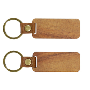 Regalo PARA EL Día DE LA Independencia, llavero de cuero PU de madera pura HECHO DE Material de madera de nogal llavero de coche - Product Image 1