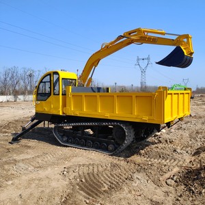 Excavadora de Alta Potencia de 8 Toneladas Montada sobre Orugas con Brazo Largo Yuchai Gear - Product Image 1