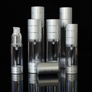 1oz 50 ml Face Cream Oil <b>Spray</b> Cosmetic Packaging 50ml 30ml 15ml 10ml 100ml Aluminum Silver AS Airless Pump Bottle for Lotion - Product Image 2