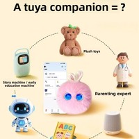 Jouet en peluche IA, compagnon de bureau, robot intelligent d'accompagnement émotionnel, pendentif, cadeau pour enfants, 10 cm, rembourré en coton PP