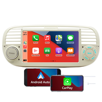 Autoradio multimédia Linux 7 pouces avec écran IPS, Carplay sans fil, Android Auto, lecteur MP5 pour Fiat 500