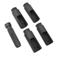 Outil de démontage universel en acier pour injecteurs diesel 14 pièces avec manchon de démontage de capteur pour voitures VW, marque MT-Tools, noir