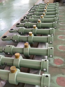 Промышленный гидравлический цилиндр с телескопическим штоком поршня и хромированным покрытием - Product Image 2