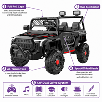 GEEN Auto Eléctrico para Niños Unisex, Vehículo de Juguete con Batería de 12V, Luces Musicales, Control Remoto, Auto para Niños