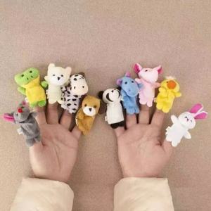 Títeres <span class=keywords><strong>de</strong></span> <span class=keywords><strong>Dedo</strong></span> <span class=keywords><strong>de</strong></span> Peluche para Niños, Lindos Títeres <span class=keywords><strong>de</strong></span> Mano <span class=keywords><strong>de</strong></span> Animales para Jugar a las Prácticas <span class=keywords><strong>de</strong></span> Simulación - Product Image 1