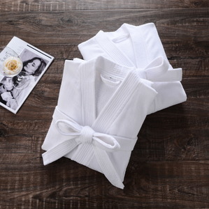 Super Warm 100% Cotton <strong>Bathrobe</strong> Hotel Spa Luxury Velvet <strong>Bathrobe</strong> - Product Image 5