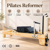 Lit de Pilates Reformer en bois de chêne personnalisé à prix abordable pour usage en studio – Équipement de Pilates Reformer en bois de chêne