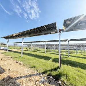 1軸ソーラートラッカー重荷重カスタマイズPVソーラーパネル追尾構造キット高効率2MW単軸ソーラートラッキングシステム - Product Image 1