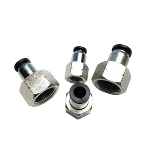 Conector Neumático de Latón Recto con Rosca Hembra NPT de 5/32, 1/4, 5/16, 3/8, 1/2 para Conexión Rápida - Product Image 6