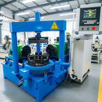 Machine à biseauter automatique pour coude et té avec système CNC ou PLC à deux têtes