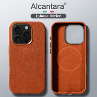 Magnétique pour Alcantara pour iPhone 17/16/15/14/13/12 Phone Case