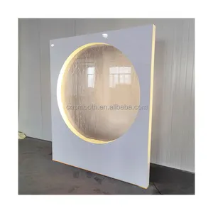 Custom Home Decoration Acrylic Water Wall Water Acrylic Bubble Wall Remote Control For Wedding