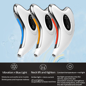 EMS مايكرو الحالي شد الوجه مدلك تشديد الجمال تجديد الجلد المنتج الأسطوانة الوجه - Product Image 4