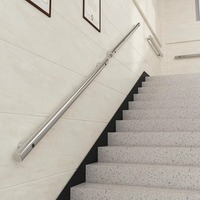 Système de rampe d'escalier moderne de luxe Rampe d'escalier en métal Rampe d'escalier amovible Rampe Vlcable Extérieur