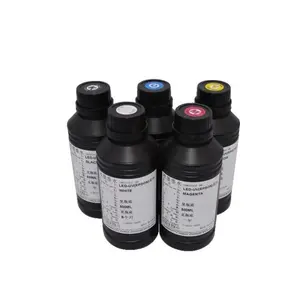 Kualitas Tinggi Pabrik Tinta UV untuk UV Printer (500 Ml/1000 Ml, Keras dan Lembut)