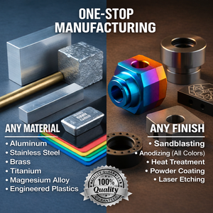 Usinage CNC personnalisé, pièces en aluminium de prototype, serrage de précision, fraisage, tournage, fabrication de métaux à 5 axes, service de fil EDM - Product Image 4