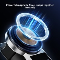 Nouveau chargeur de voiture magnétique sans fil à charge rapide 3-en-1 avec support pliable compatible avec Apple Watch et iPhone 17
