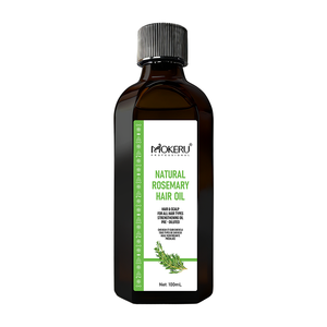 โมเครุ ผลิตภัณฑ์ฉลากส่วนตัว โมเครุ น้ำมันโรสแมรี่บำรุงเส้นผม 100 มล. สำหรับการเจริญเติบโตของเส้นผม ราคาโรงงาน รับผลิตแบบ OEM - Product Image 1