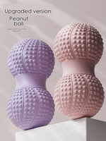Ballon de massage en caoutchouc en forme d'arachide, taille unique 11 cm, pour yoga, pilates, relaxation des pieds et des muscles du dos