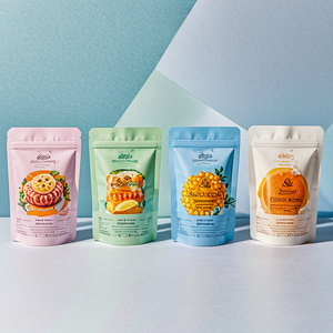 Custom Gravure Printed Recyclable Mylar PE <b>Bath</b> Salt Soap Spices Coffee Tea Food Packaging Stand up Pouch Zipper Bag - Product Image 6