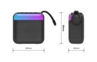 Nouveau haut-parleur sans fil portable, mini caisson de basses extérieur, haut-parleur Bluetooth, petit haut-parleur stéréo pour cadeaux créatifs