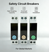 Interruptor de Circuito Inteligente WiFi Tuya 1P + N con Protección Contra Sobrecarga, Interruptor de Alta Capacidad Tipo Riel, Fácil Instalación para Uso Doméstico