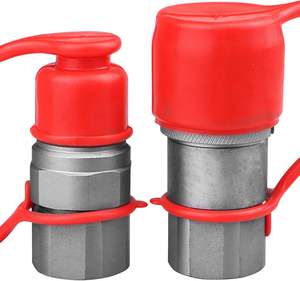 3/8 "Hydraulische Schnell kupplungen/Kupplungen mit flacher Oberfläche Staub kappen Hydraulischer Schnell kupplungs wechsel 3/8" Karosserie-ISO-Traktor - Product Image 2