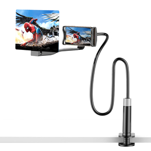 8 Inch HD Video Amplifier <strong>Flexible</strong> Holder Enlarged Projector Cell Phone Screen <strong>Magnifier</strong> Desktop Bracket - Product Image 1