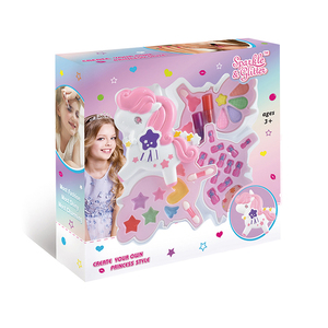 Outil de beauté <span class=keywords><strong>licorne</strong></span>, nouveau design, petit kit cosmétique pour filles, ensemble de <span class=keywords><strong>maquillage</strong></span> pour enfants, <span class=keywords><strong>jouet</strong></span> de <span class=keywords><strong>maquillage</strong></span> pour filles - Product Image 2