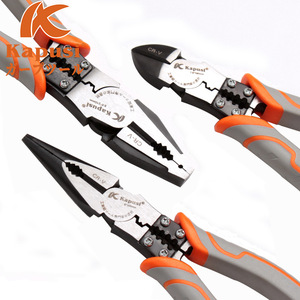 คีมย้ำสายไฟ Kapusi 50 มม. เหล็ก Cr-V เกรดอุตสาหกรรม สำหรับงานเดินสายไฟ - Product Image 3