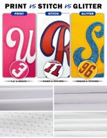 Maillot de sport personnalisé avec nom et numéro, 100% polyester, respirant, boutonné, sublimation, maillots de baseball pour enfants