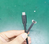 Cable FFlat FFC USB tipo C con conector en ángulo para cable FPC de cinta delgada FPV con ángulo