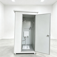 WC modulaire portable préfabriqué ODM/OEM de 10 pieds ou 20 pieds avec douche et lavabo pour hôtel ou complexe hôtelier extérieur