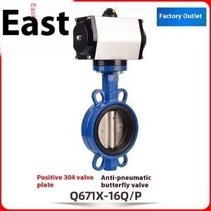 Abrazadera de Mariposa Hidráulica OEM D671 DN50 80 100 40 para Agua, Estructura de Placa de Acero Inoxidable 304 - Product Image 4