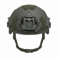 Casco Táctico AT-FG — Construcción en UHMWPE/Aramida/Kevlar, Equipo Funcional para Exteriores, para Simulación de Entrenamiento y Protección