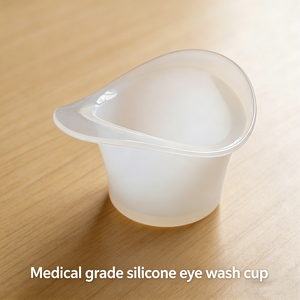 Vente en gros usine : Gobelet de lavage oculaire en silicone de 8 ml, masque oculaire souple et gobelet de nettoyage pour lentilles de contact - Product Image 3