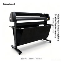 Plotter de Corte de Vinilo Colordowell KI-1350AB de 1350 mm, Motor Paso a Paso de Alta Precisión, Nueva Máquina de Corte de Papel Semiautomática