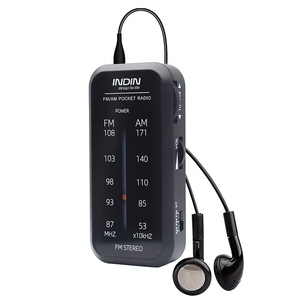 Mini <span class=keywords><strong>radio</strong></span> fm am con auriculares, sensibilidad Hign, voz clara, a la moda - Product Image 3