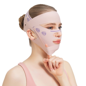 Mặt nạ giảm mỡ nọng cằm hình chữ V Giảm nếp nhăn kỳ diệu và làm thon gọn khuôn mặt Đai hồng - Product Image 5