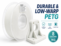 Filamen PINRUI PETG 1.75mm 1kg Printer 3D 8 Warna Tahan Benturan, Anti-Lengkung, Cocok untuk Bambu Lab Prusa