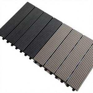 Baldosas de Madera Compuesta para Exteriores, para Balcón, Jardín, Terraza, Piso Compuesto para Exteriores, Baldosas de WPC Enclavables - Product Image 4