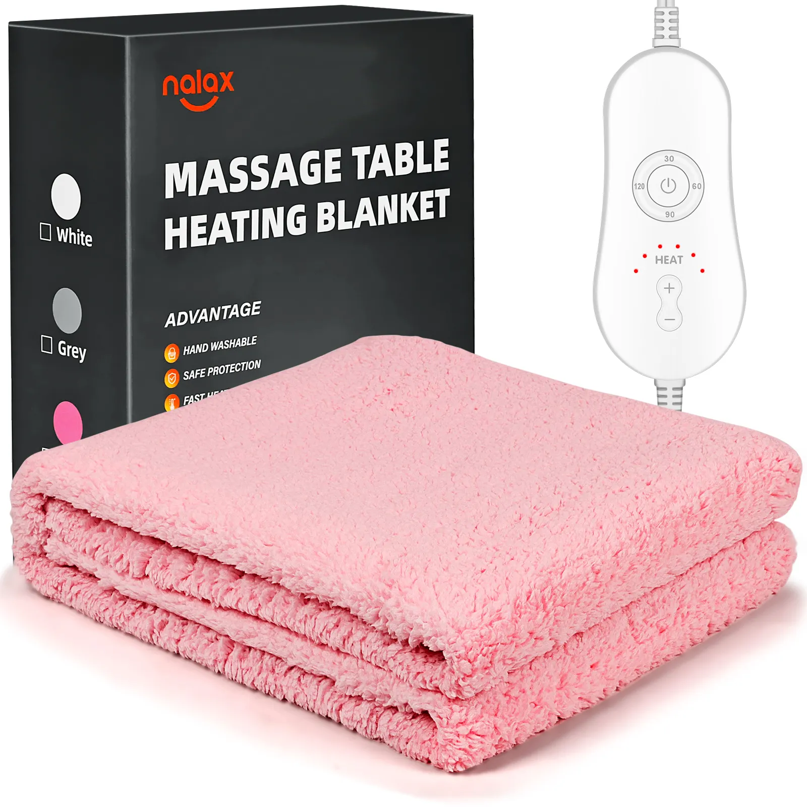 Coperta termica riscaldata elettrica per lettino da massaggio Super calda in tessuto Cashmere
