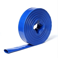 Tuyaux en plastique Fabricants d'irrigation PVC LAY FLAT DISCHARGE HOSE PIPE for Fire Water Supply Industriul and Mining