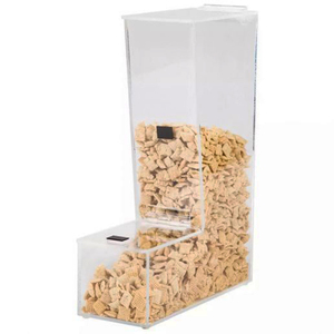 Dispensadores de alimentos a granel de alimentación por gravedad acrílica Dispensadores de alimentos a granel para tiendas minoristas Cajas dispensadoras de dulces <span class=keywords><strong>Carga</strong></span> <span class=keywords><strong>superior</strong></span> - Product Image 1
