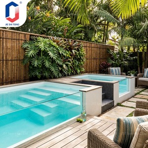 Kit de piscine en fibre de verre facile à installer, protégé contre les UV, pour le plaisir familial, design écologique pour les espaces extérieurs, piscine en fibre de verre de style resort - Product Image 1