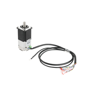 มอเตอร์แม่เหล็ก 400W 48V แบบรวมไดรเวอร์ Canopen Nema24 ขนาด 60 มม. แรงบิด 1.27 นิวตันเมตร ความเร็ว 3000 รอบต่อนาที สำหรับหุ่นยนต์ ได้รับมาตรฐาน CE จากโรงงานซีเฮง - Product Image 1