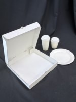 Boîtes à pizza en gros, personnalisées avec logo en relief, de qualité alimentaire, résistantes à la graisse, en kraft, plusieurs tailles, fournisseur SP5204