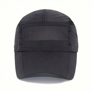 Casquette de baseball personnalisée à séchage rapide, imperméable en nylon, pour activités de plein air, course estivale, non structurée, à calotte souple - Product Image 2