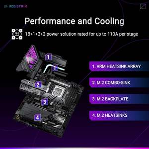 Rog Strix Z890-E Gaming Intel Z890 Wifi Pc-Ready Geavanceerde Ai 18 <span class=keywords><strong>2</strong></span> 1 <span class=keywords><strong>2</strong></span> Stages Ddr5 7 7x <span class=keywords><strong>M</strong></span>.<span class=keywords><strong>2</strong></span> Lga 1851 Atx Servers Nieuwe Sata 128 Gb - Product Image 5