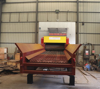 Broyeur de bois de grande taille, machine industrielle robuste pour le broyage de déchets de bois, fabricant